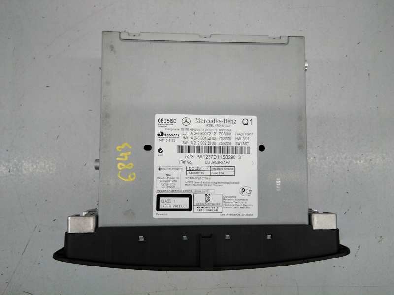 Recambio de sistema navegacion gps para mercedes-benz clase cla (w117) cla 220 cdi (117.303) referencia OEM IAM A2469000212 A246