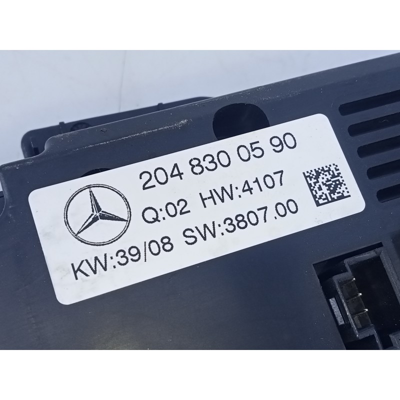 Recambio de mando climatizador para mercedes-benz clase c (w204) berlina c 220 cdi (204.008) referencia OEM IAM 2048300590  E3-A