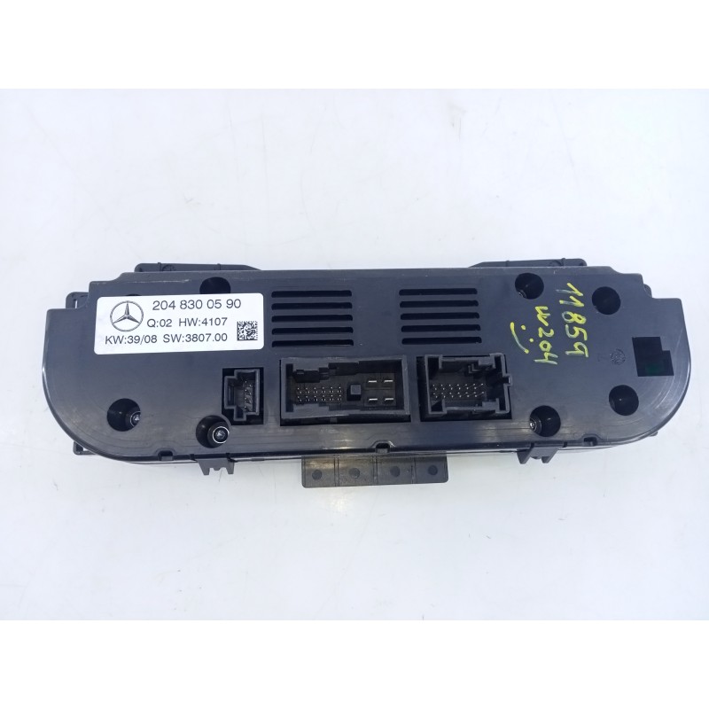 Recambio de mando climatizador para mercedes-benz clase c (w204) berlina c 220 cdi (204.008) referencia OEM IAM 2048300590  E3-A