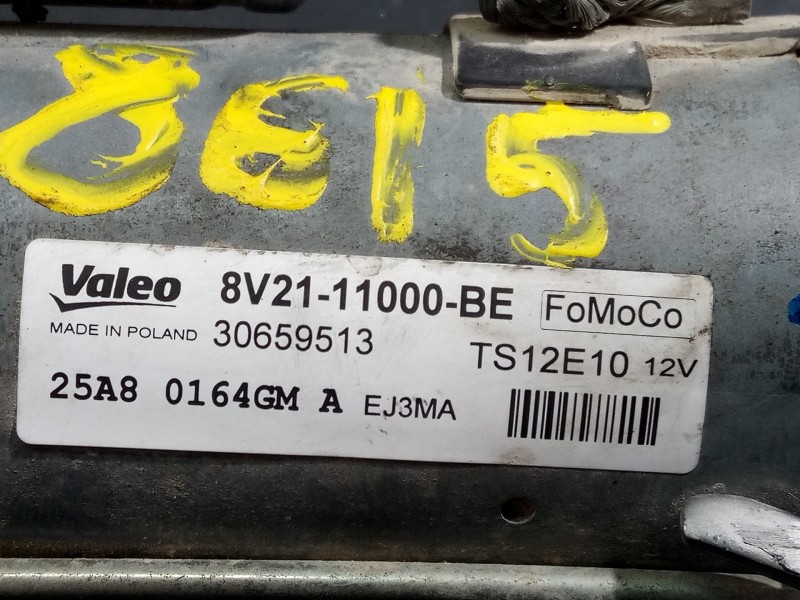 Recambio de motor arranque para ford ka+ white edition referencia OEM IAM 8V2111000BE 30659513 P3-B8-10-1