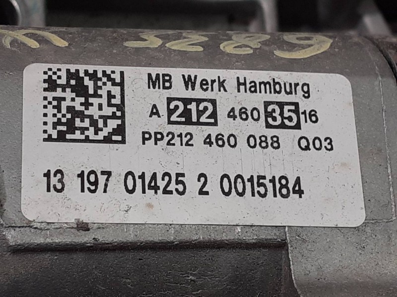 Recambio de columna direccion para mercedes-benz clase e (w212) lim. e 250 cdi 4-matic (212.082) referencia OEM IAM A2124603516 