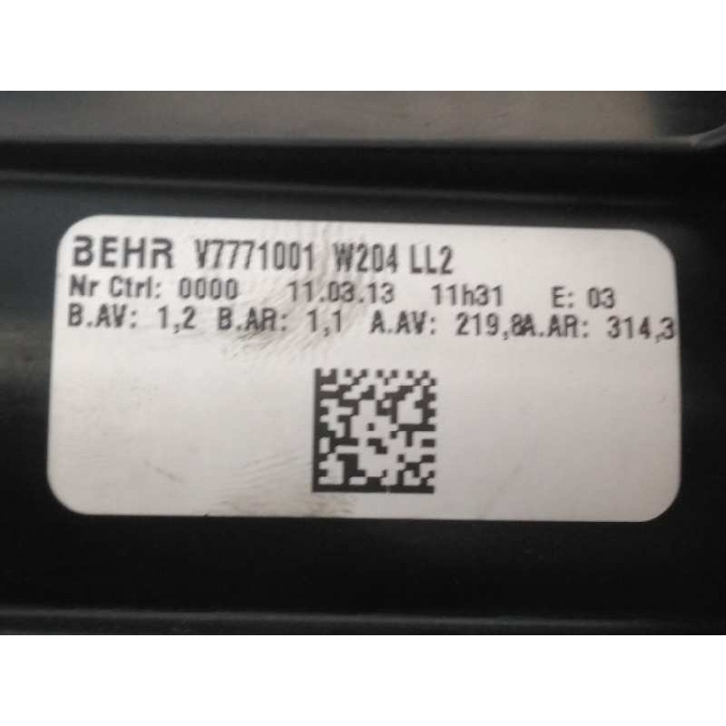 Recambio de ventilador calefaccion para mercedes-benz clase e (w212) lim. e 250 cdi 4-matic (212.082) referencia OEM IAM V777100