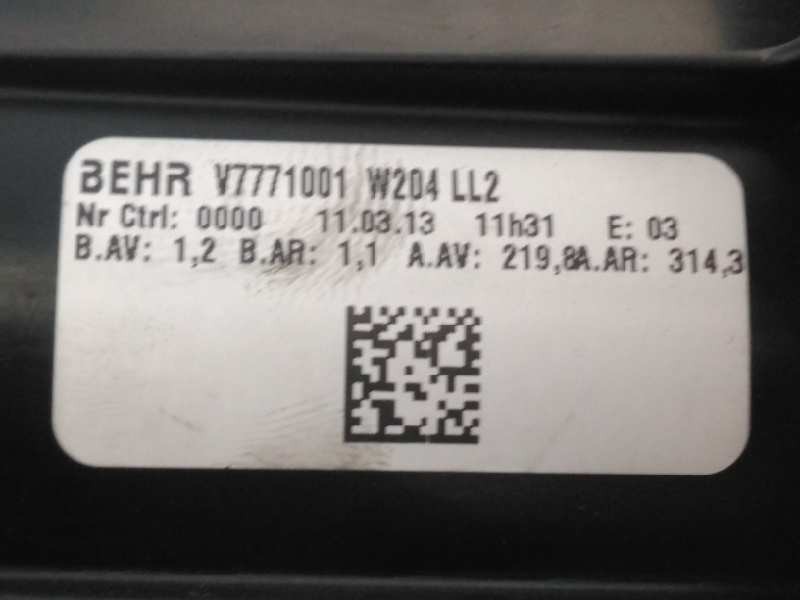 Recambio de ventilador calefaccion para mercedes-benz clase e (w212) lim. e 250 cdi 4-matic (212.082) referencia OEM IAM V777100