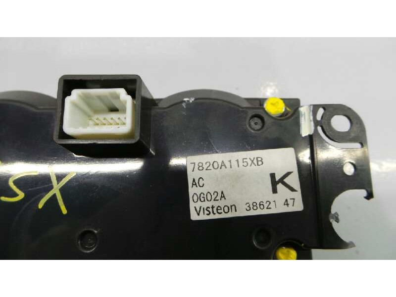 Recambio de mando climatizador para mitsubishi asx (ga0w) motion 2wd referencia OEM IAM 7820A115XB  E3-A2-8-1