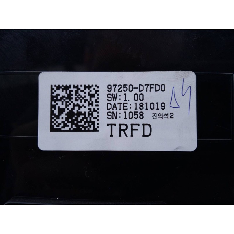 Recambio de mando climatizador para hyundai tucson style 2wd referencia OEM IAM 97250D7FD0  E3-A3-39-4