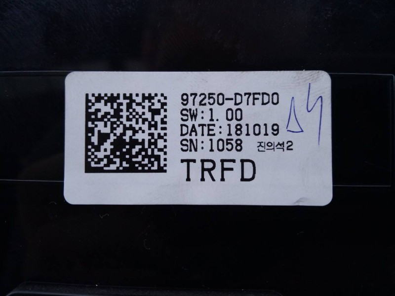 Recambio de mando climatizador para hyundai tucson style 2wd referencia OEM IAM 97250D7FD0  E3-A3-39-4