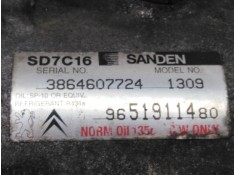 Recambio de compresor aire acondicionado para citroën c4 picasso exclusive referencia OEM IAM 9651911480 3864607724 P3-A2-24-1 2
