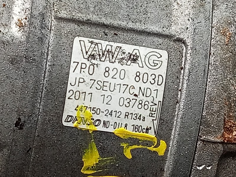 Recambio de compresor aire acondicionado para porsche cayenne (typ 92aa) diesel referencia OEM IAM 7P0820830D 4471502412 P3-A2-1
