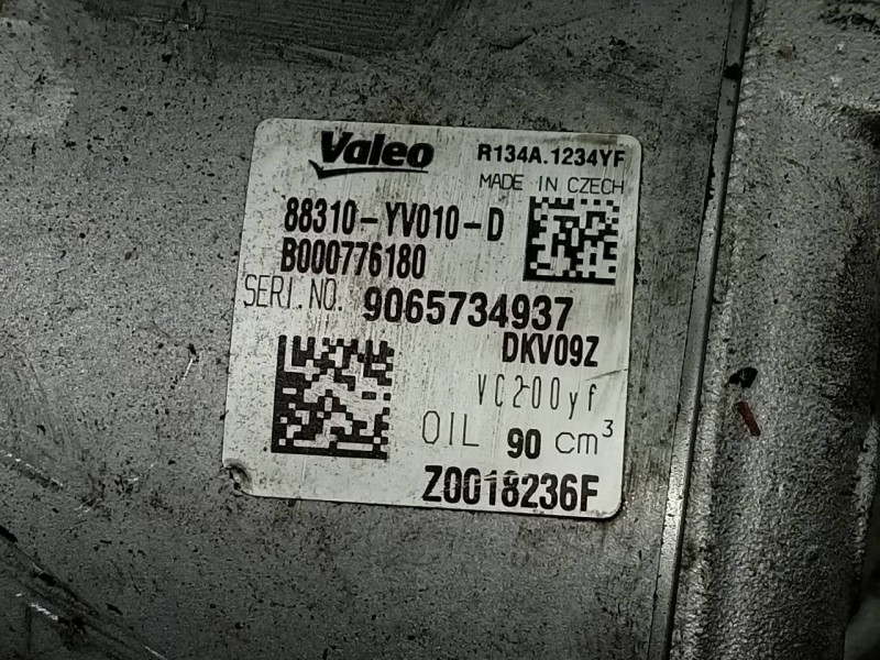 Recambio de compresor aire acondicionado para peugeot 108 active referencia OEM IAM 9065734937 88310YV010D P3-A3-2-1