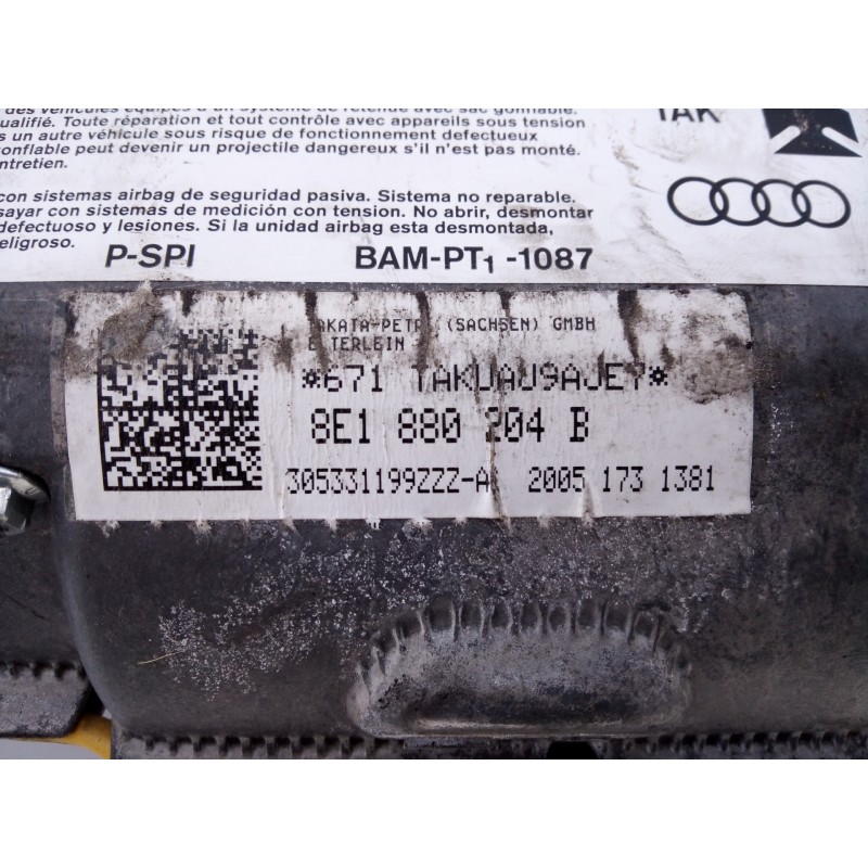 Recambio de airbag delantero derecho para audi a4 berlina (8e) 2.0 tdi 16v (103kw) referencia OEM IAM 8E1880204D  E1-B6-23-1