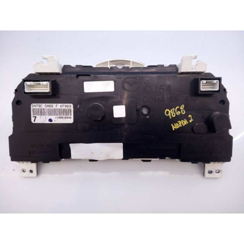 Recambio de cuadro instrumentos para mazda 2 lim. () center-line referencia OEM IAM D473CDA6GF 190515040 E3-B5-3-2