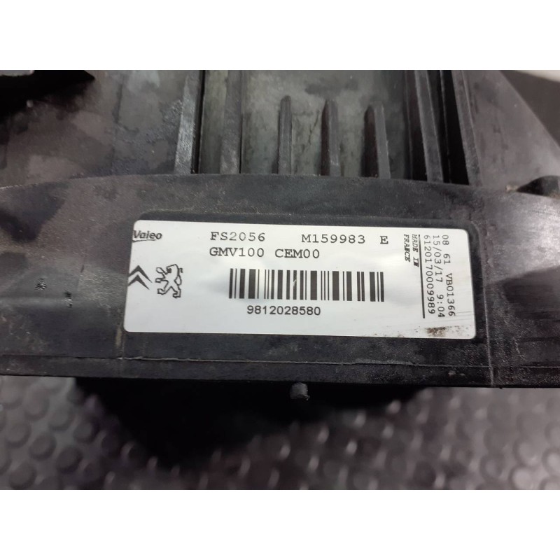 Recambio de electroventilador para citroën c-elysée seduction referencia OEM IAM 9812028580  P2-A9-16