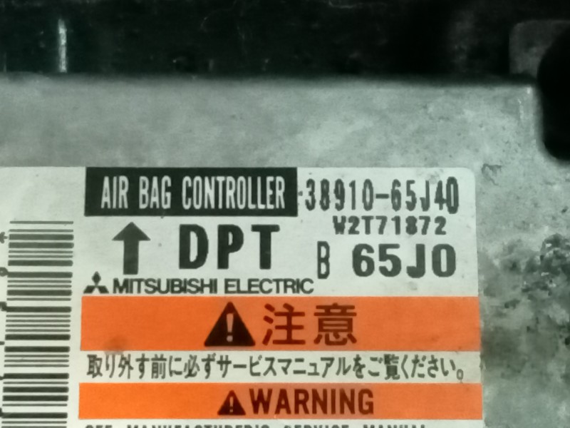 Recambio de centralita airbag para suzuki grand vitara 3 puertas sq (gt) referencia OEM IAM 3891065J40  