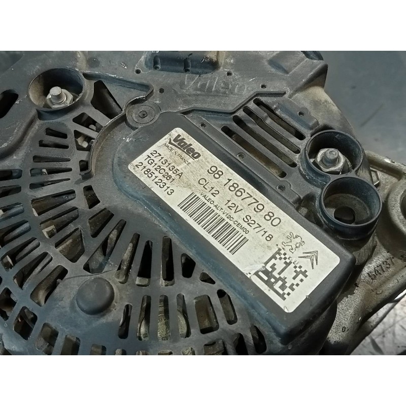 Recambio de alternador para citroën c3 collection referencia OEM IAM 9818677980  P3-B5-5-3