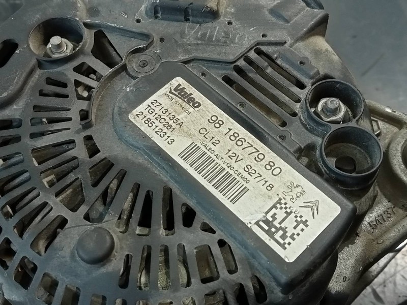 Recambio de alternador para citroën c3 collection referencia OEM IAM 9818677980  P3-B5-5-3