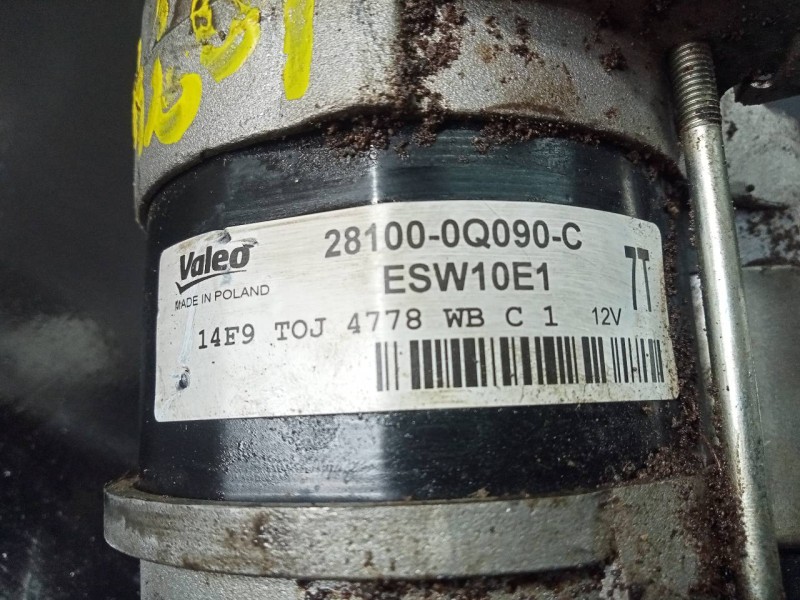 Recambio de motor arranque para peugeot 108 active referencia OEM IAM 281000Q090C  