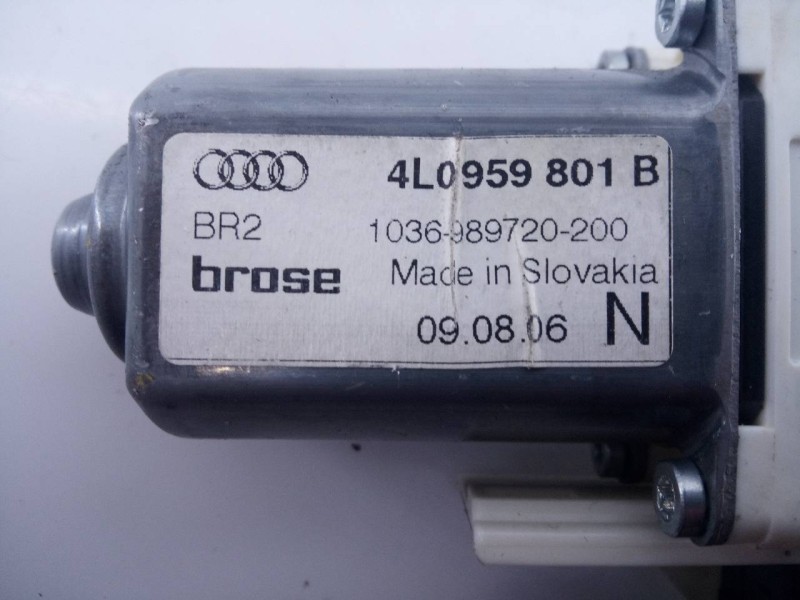 Recambio de motor elevalunas delantero izquierdo para audi q7 (4l) 3.0 tdi referencia OEM IAM 4L0959801B  E1-B6-38-2