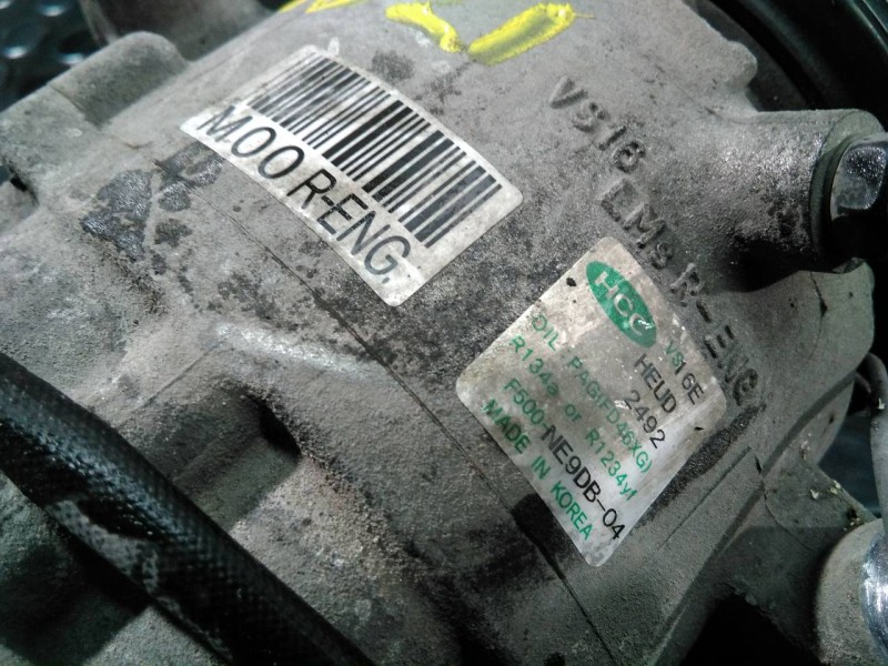 Recambio de compresor aire acondicionado para hyundai ix35 comfort 2wd referencia OEM IAM 977012Y050 F500NE9DB04 P3-A2-3-4