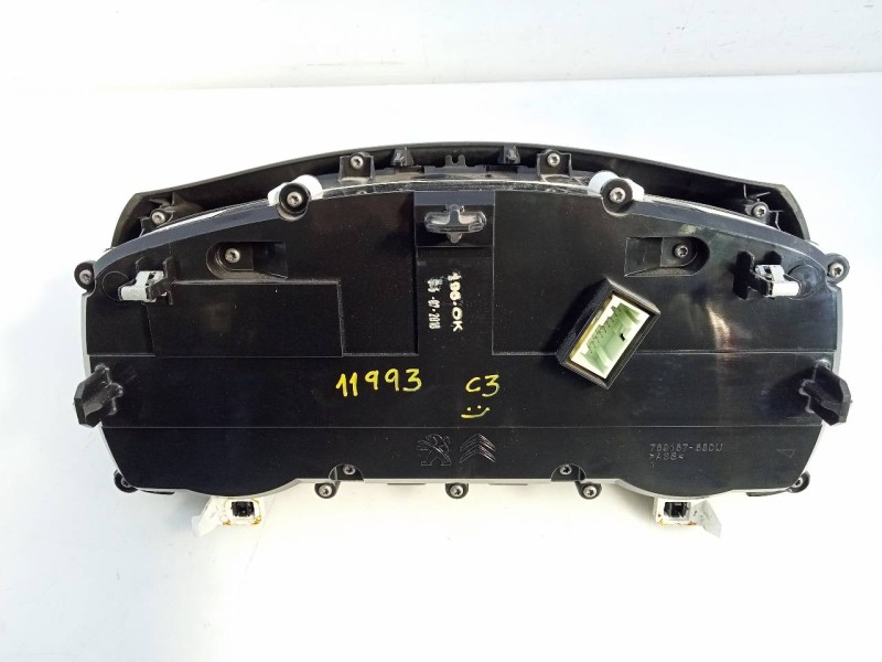 Recambio de cuadro instrumentos para citroën c3 collection referencia OEM IAM 9823058380  E3-B2-25-4