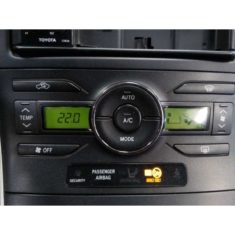 Recambio de mando climatizador para toyota auris hybrid advance referencia OEM IAM 5590002351 1J166T00057GB E3-B2-4-4