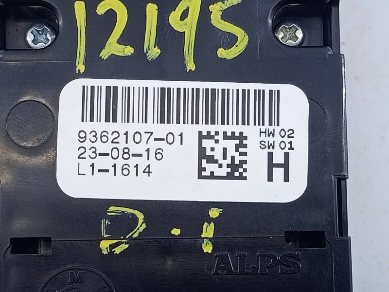 Recambio de mando elevalunas delantero izquierdo para bmw serie 3 lim. (f30) 320d referencia OEM IAM 936210701  E3-A2-24-1