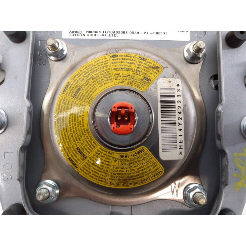 Recambio de airbag delantero izquierdo para toyota prius (nhw30) plug-in hybrid advance referencia OEM IAM SA2H12514AFF  E2-B4-2