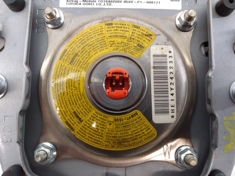 Recambio de airbag delantero izquierdo para toyota prius (nhw30) plug-in hybrid advance referencia OEM IAM SA2H12514AFF  E2-B4-2