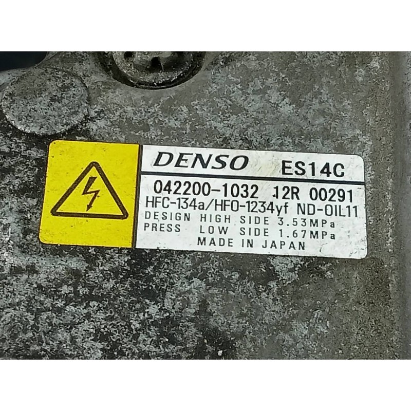 Recambio de compresor aire acondicionado para toyota prius (nhw30) plug-in hybrid advance referencia OEM IAM 0422001032  P3-A3-1
