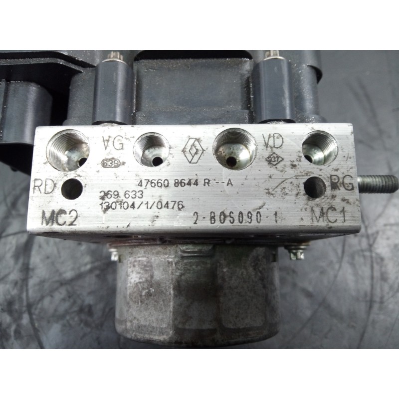 Recambio de abs para renault clio iv dynamique referencia OEM IAM 476608644R 2265106455 P3-B8-22-1