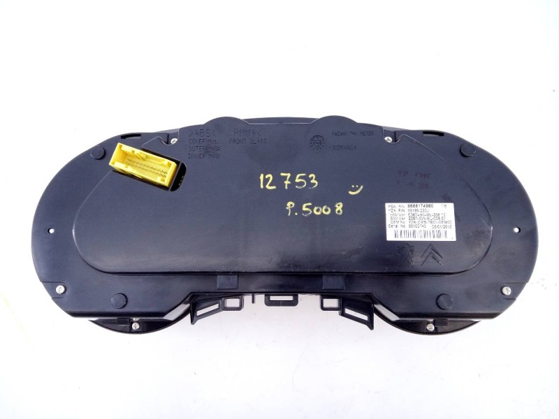 Recambio de cuadro instrumentos para peugeot 5008 referencia OEM IAM 9666174980  E3-B2-23-2