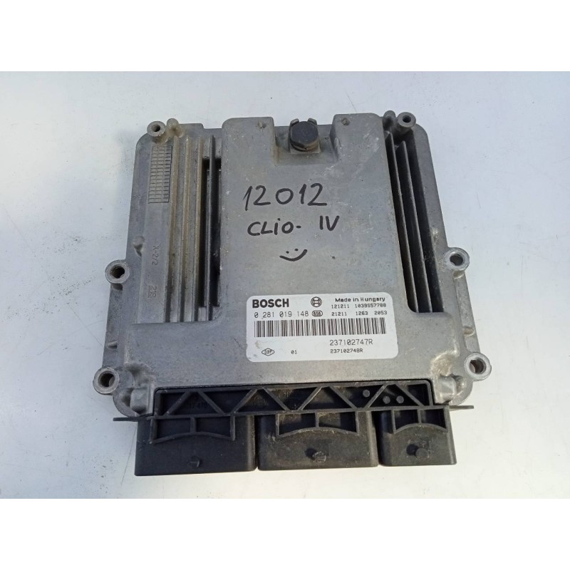 Recambio de centralita motor uce para renault clio iv dynamique referencia OEM IAM 237102747R 0281019148 E1-A1-40-1