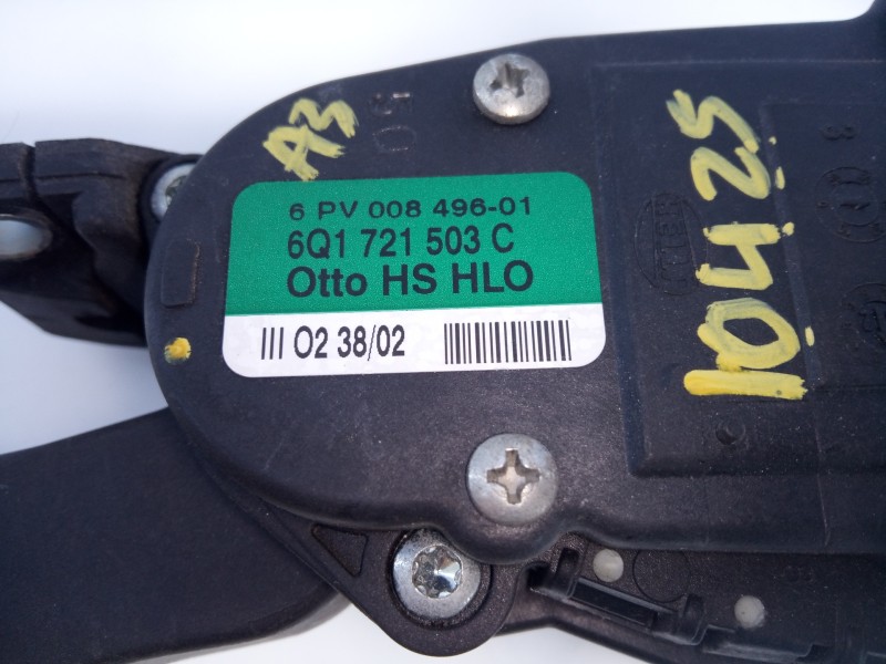 Recambio de pedal acelerador para audi a3 (8l) 1.6 ambiente referencia OEM IAM 6Q1721503C  E2-A1-17-7