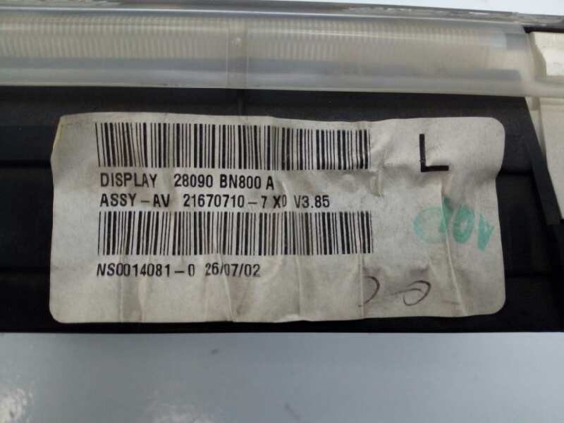 Recambio de pantalla multifuncion para nissan almera (n16/e) acenta referencia OEM IAM   E3-B4-22-2