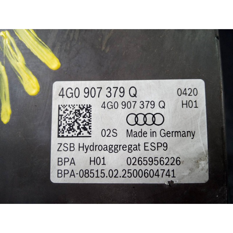 Recambio de abs para audi a7 sportback (4gf) 3.0 tdi quattro referencia OEM IAM 4G0907379Q  P3-B8-23-1