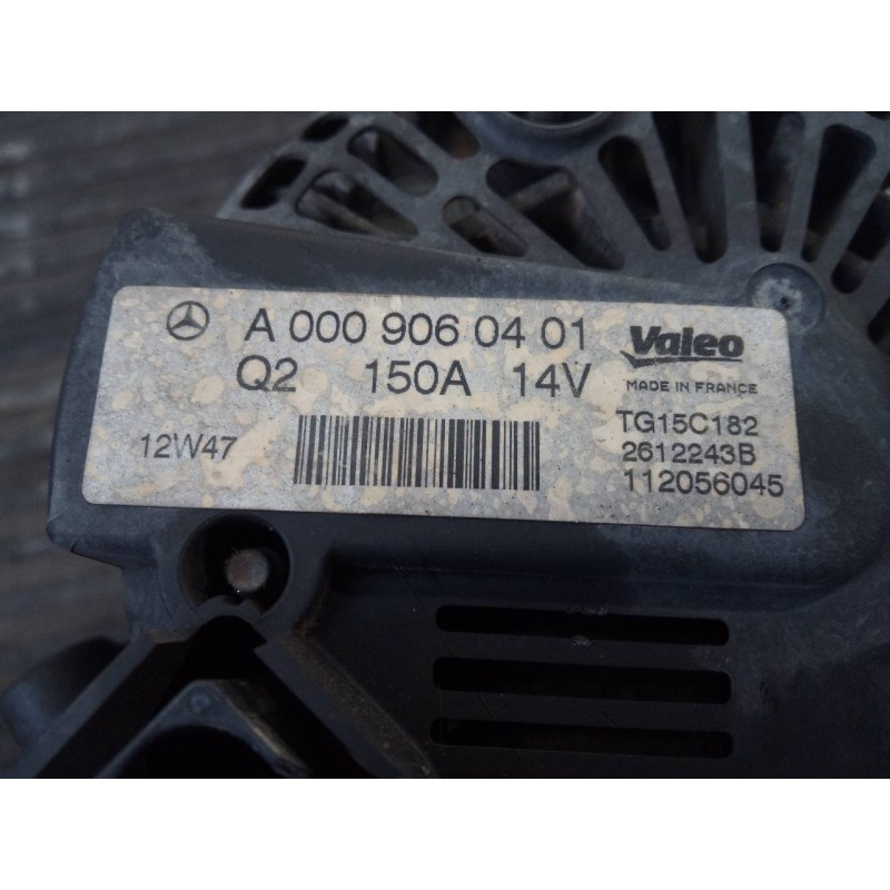 Recambio de alternador para mercedes-benz clase c (w204) lim. c 220 cdi blueefficiency (204.002) referencia OEM IAM A009060401 T