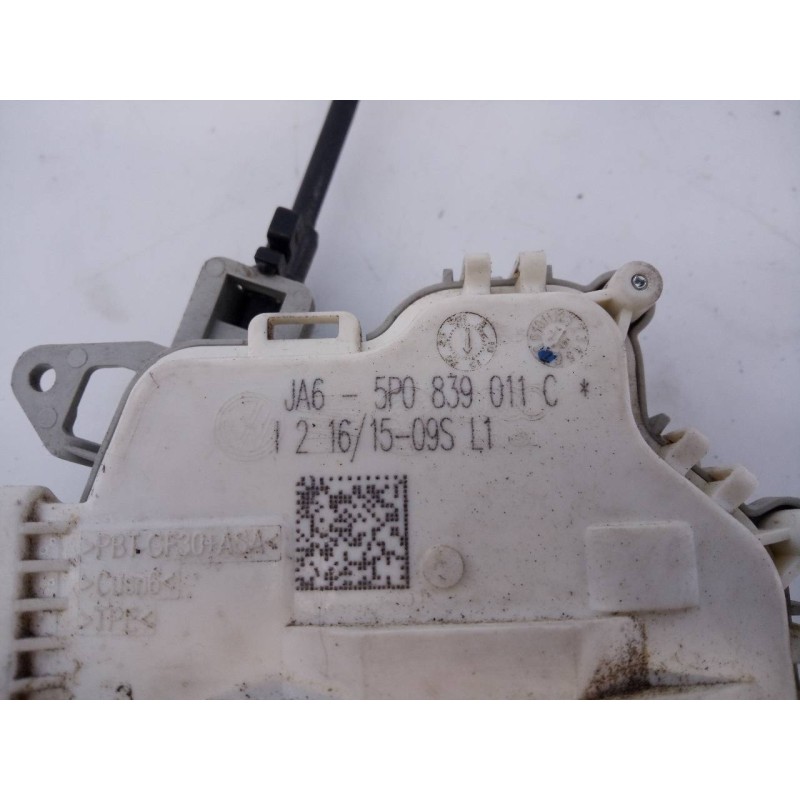 Recambio de cerradura puerta trasera izquierda para seat altea xl (5p5) stylance / style referencia OEM IAM JA65P0839011C  E1-B6