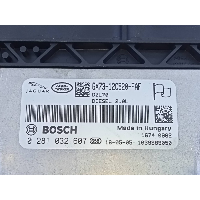 Recambio de centralita motor uce para land rover discovery sport se referencia OEM IAM GX7312C520FAF 0281032607 E3-B3-14-4