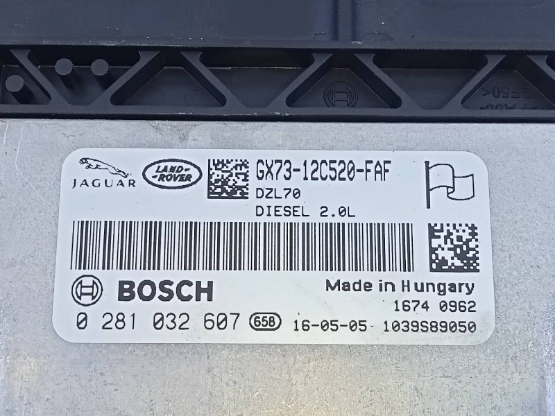 Recambio de centralita motor uce para land rover discovery sport se referencia OEM IAM GX7312C520FAF 0281032607 E3-B3-14-4