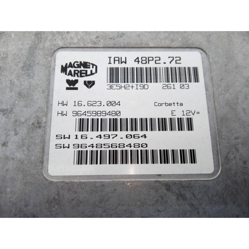 Recambio de centralita motor uce para citroën c3 1.1 audace referencia OEM IAM 9645989480  E3-B2-23-3