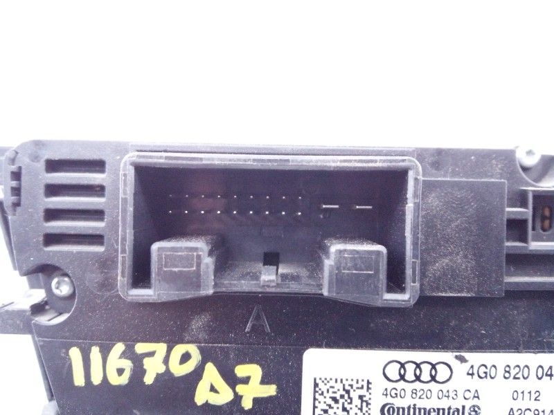 Recambio de mando climatizador para audi a7 sportback (4gf) 3.0 tdi quattro referencia OEM IAM 4G0820043CA  E2-A1-29-2