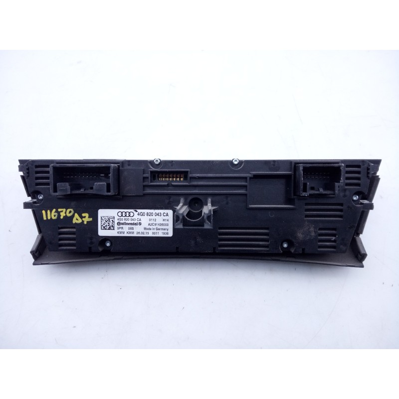 Recambio de mando climatizador para audi a7 sportback (4gf) 3.0 tdi quattro referencia OEM IAM 4G0820043CA  E2-A1-29-2