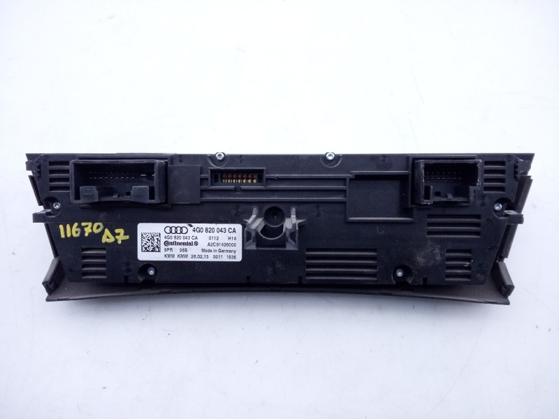 Recambio de mando climatizador para audi a7 sportback (4gf) 3.0 tdi quattro referencia OEM IAM 4G0820043CA  E2-A1-29-2