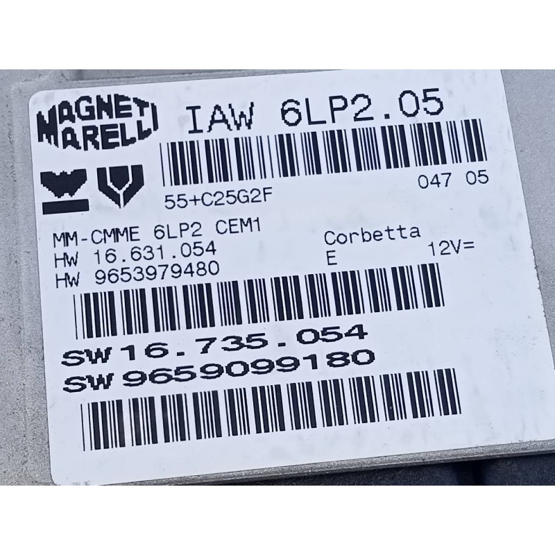 Recambio de centralita motor uce para citroën c4 berlina collection referencia OEM IAM 96559099180 9653979480 E3-B2-30-3