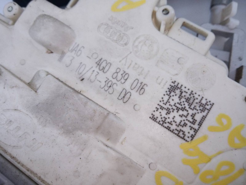 Recambio de cerradura puerta trasera derecha para audi a6 allroad quattro (4gh) 3.0 tdi referencia OEM IAM 4G0839016  E1-B6-20-1