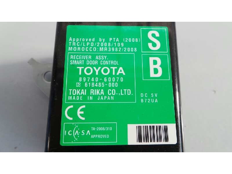 Recambio de modulo electronico para toyota land cruiser (j15) executive referencia OEM IAM 8974060070  E3-B2-3-2