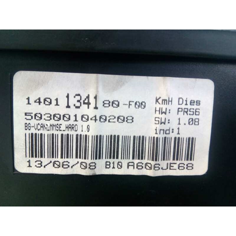 Recambio de cuadro instrumentos para peugeot 807 sr referencia OEM IAM 1401134180  E3-B2-34-4