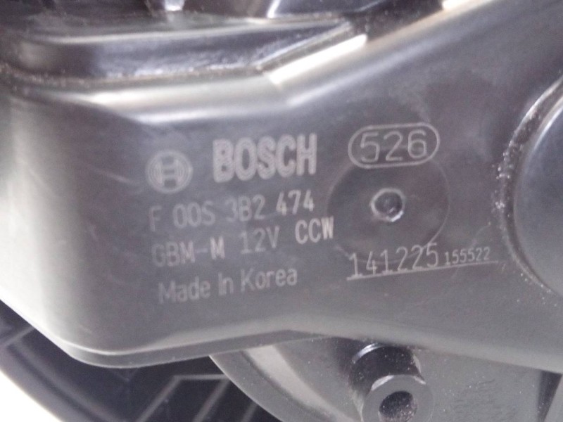 Recambio de ventilador calefaccion para kia cee´d drive referencia OEM IAM F00S3B2474  E3-A3-3-2