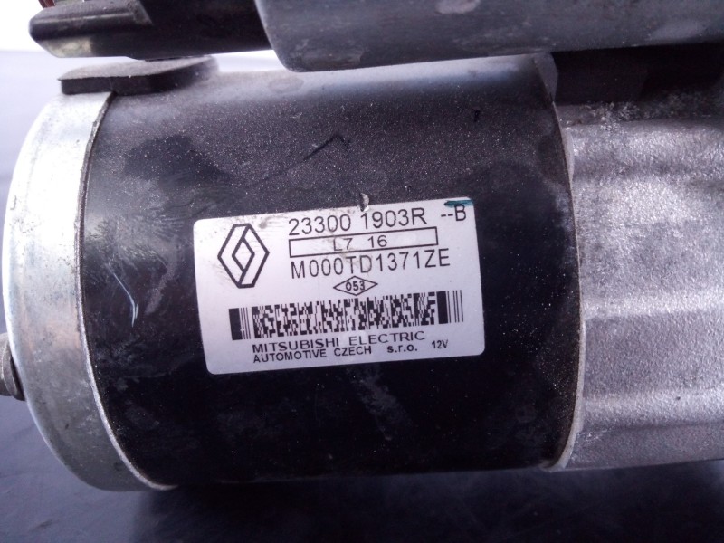 Recambio de motor arranque para dacia lodgy ambiance referencia OEM IAM 233001903R M000TD1371ZE P3-A7-19-2