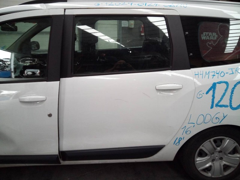 Recambio de puerta trasera izquierda para dacia lodgy ambiance referencia OEM IAM   