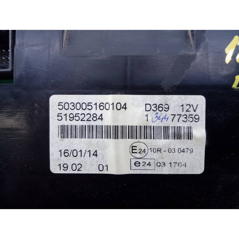 Recambio de cuadro instrumentos para fiat doblo ii (152) emotion referencia OEM IAM 51952284  E3-A4-26-4